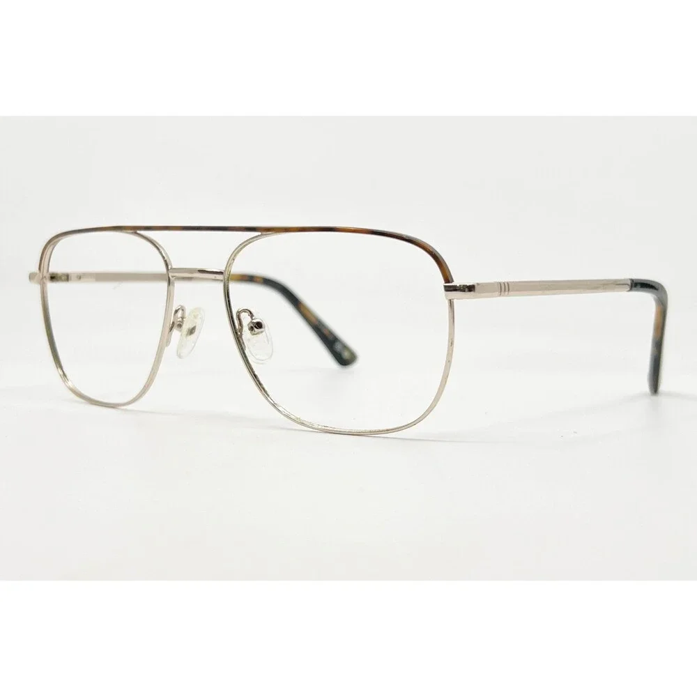 Bulova Apache Junction Eyeglasses Mens Gold Aviator Frames 55-17-140